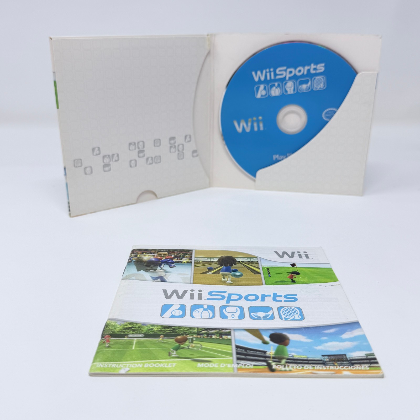 Nintendo OEM Wii Console W/ Wii Sports Game Bundle-Black- TESTED & WORKS
