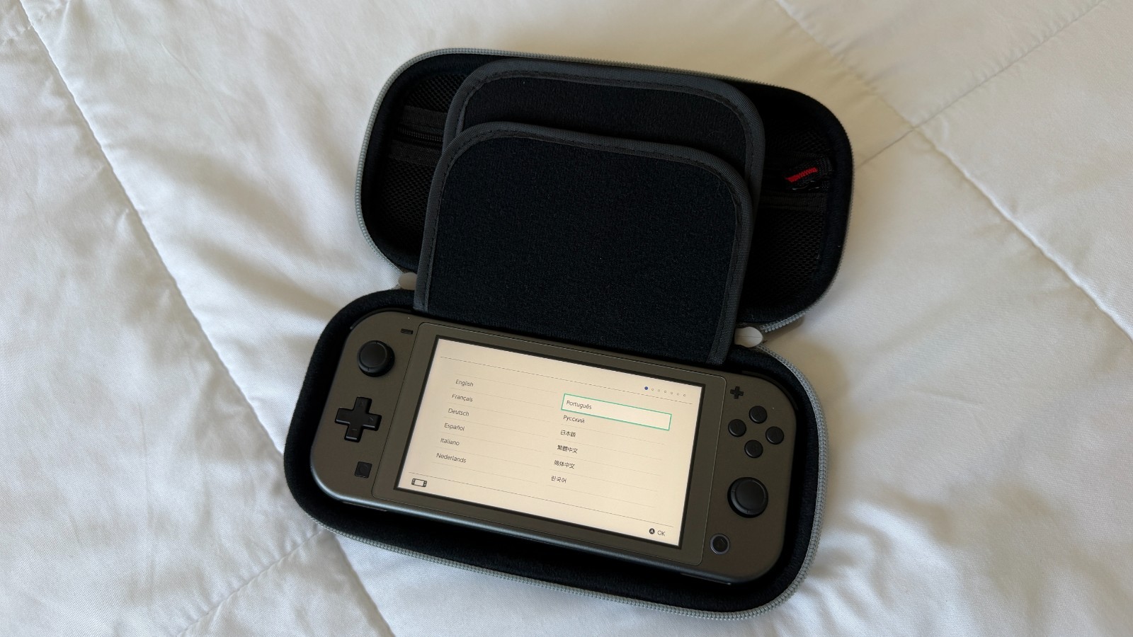 Nintendo Switch Lite: Pokemon Dialga & Palkia Edition System w/ Case
