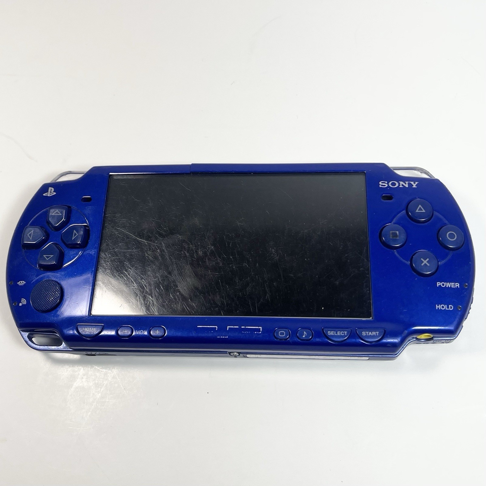 PSP-2001 Blue Playstation Portable Console FOR PARTS PSP 2000 (READ Doesnt Work)