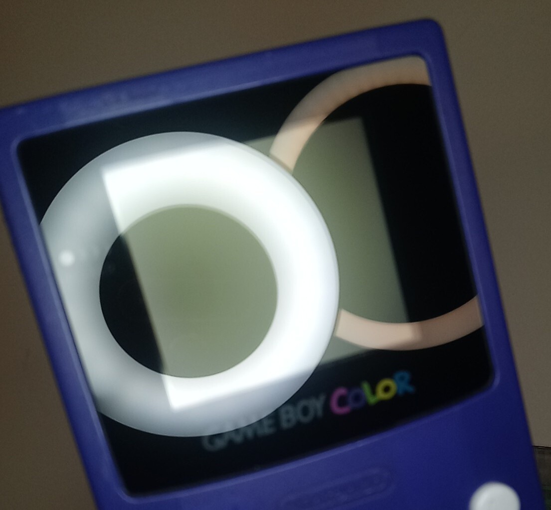 Nintendo GameBoy Color CGB-001 – Purple – White Buttons – Rugrats GBC Game