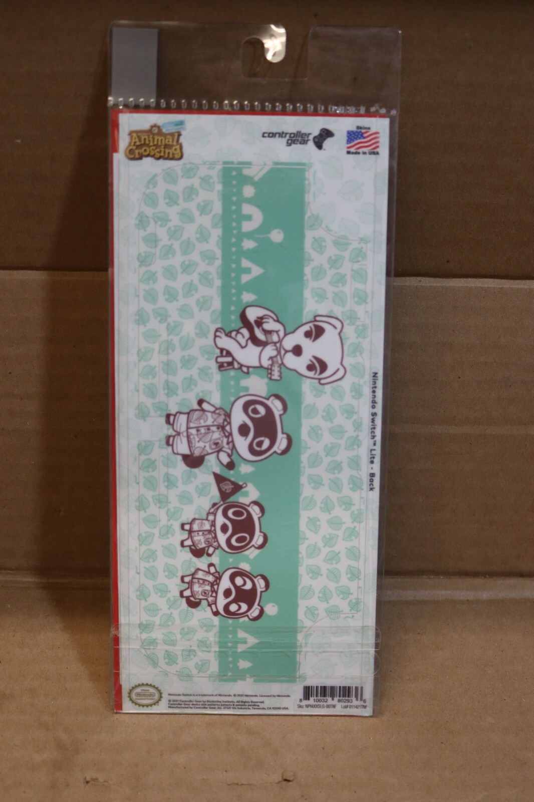 NEW Animal Crossing: New Horizons Tom Nook and Friends Nintendo Switch Lite Skin