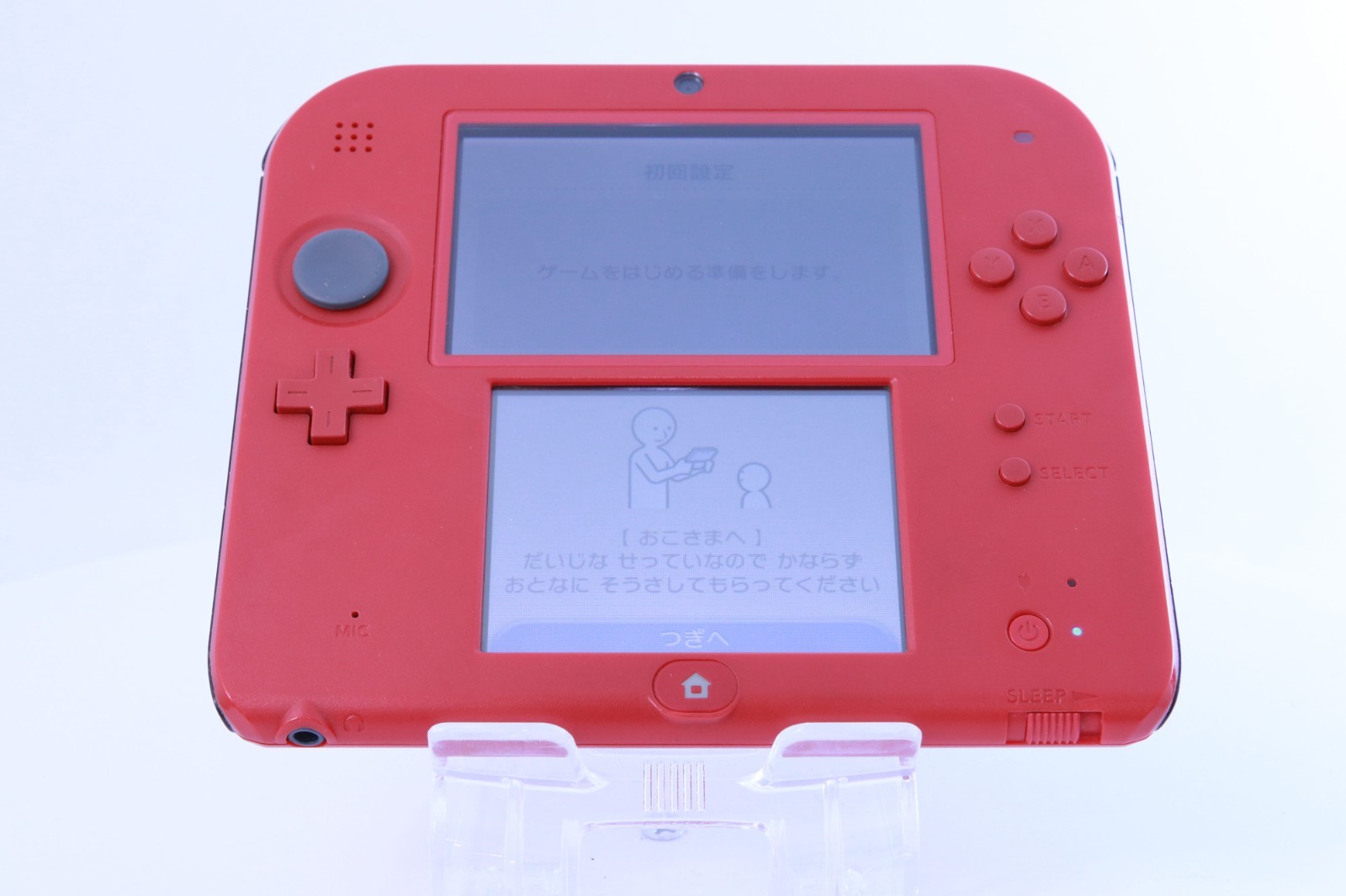 JP Game Nintendo 2DS Red [Rank:A] W/Box Region-locked