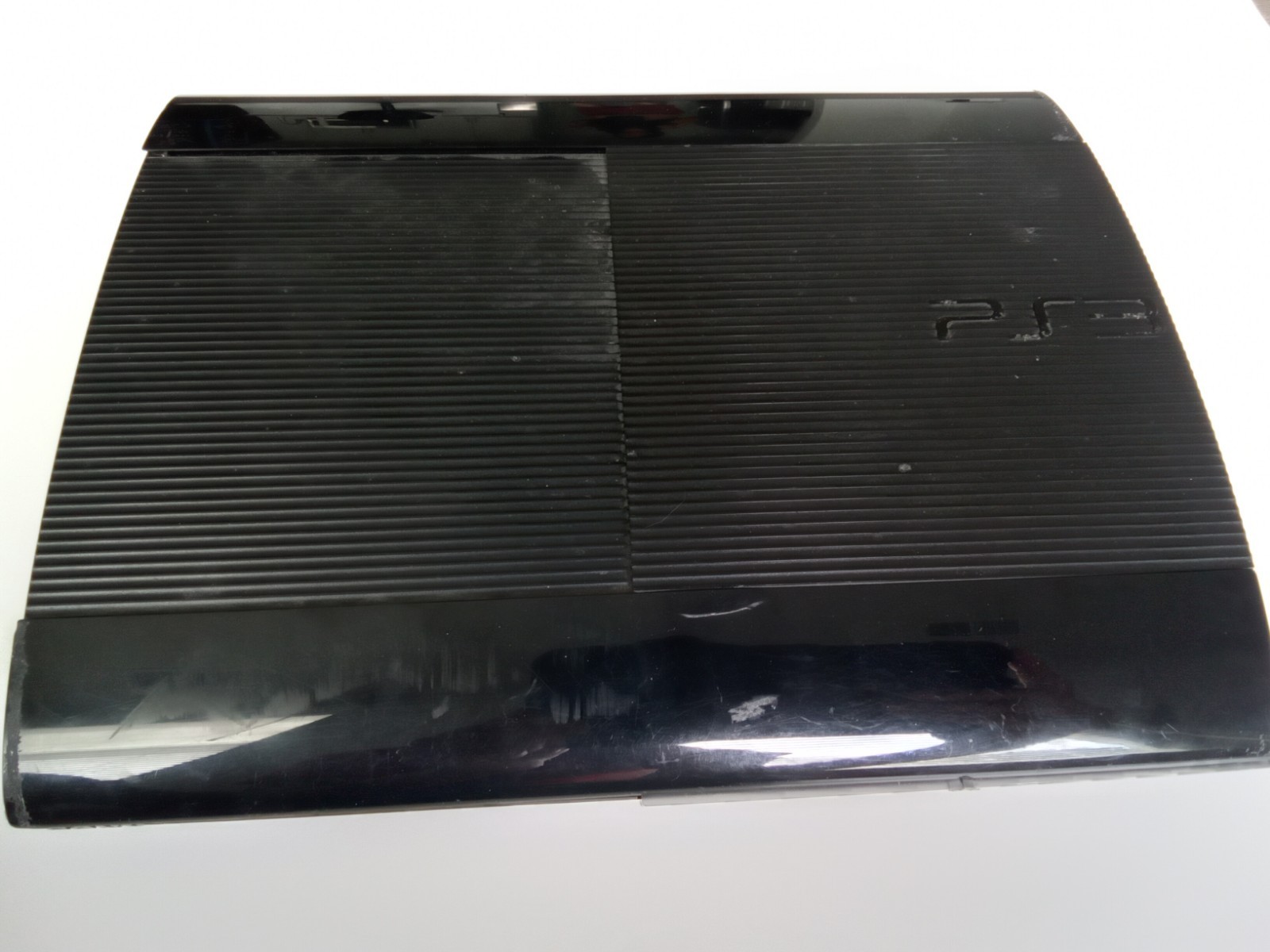 PS3 Super Slim 250GB CECH-4201B, Power Cable, AV Cable, 2 3rd Party Controllers