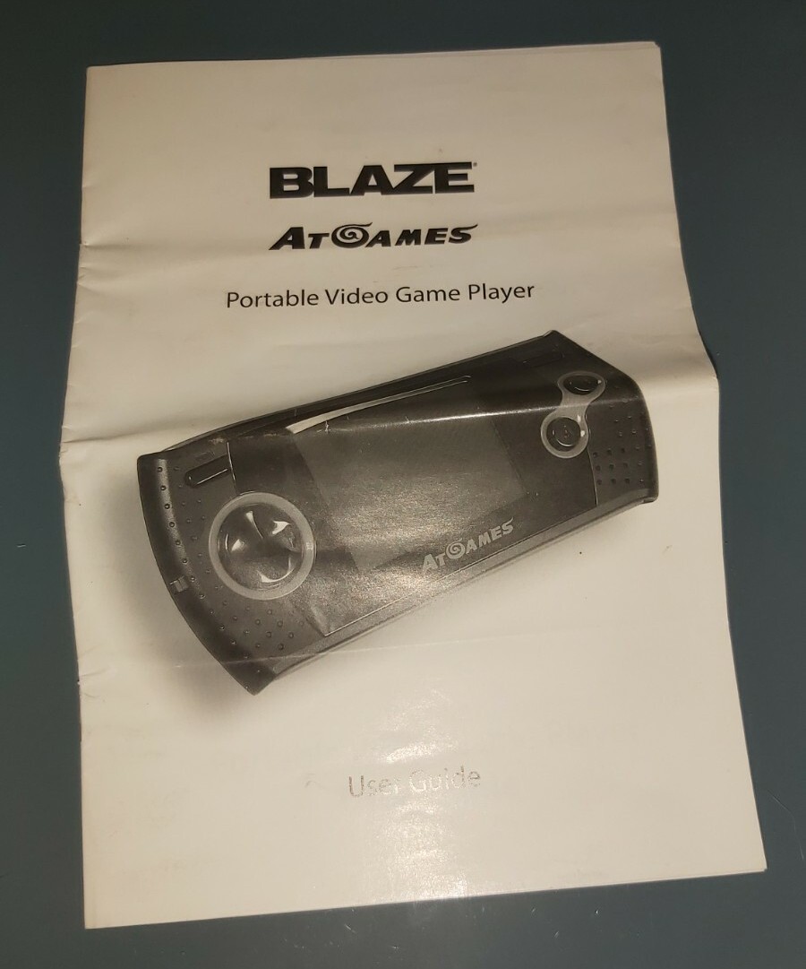 Blaze ATGames SEGA Console Manual User Guide