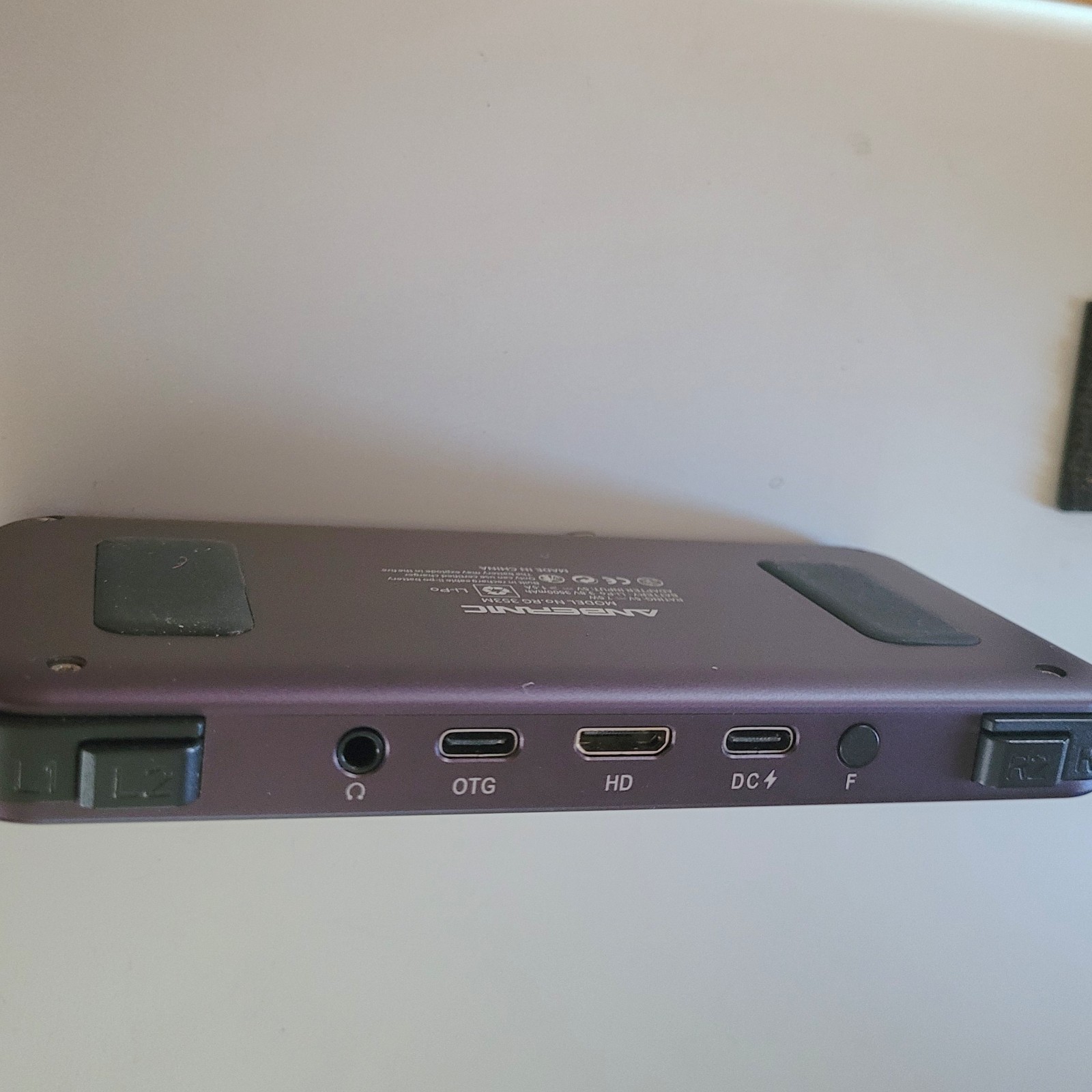 Anbernic RG35XX 64GB+128GB Android/Linux Handheld Console Aluminum Alloy Purple