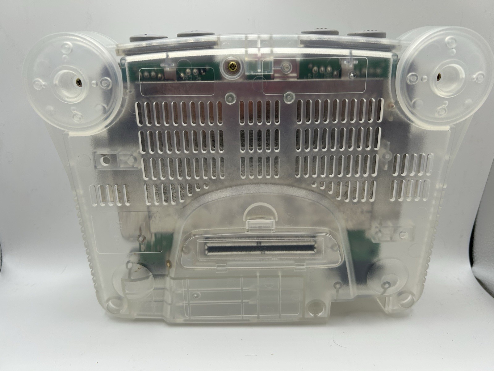 NEW Nintendo 64 N64 Clear Crystal White Custom Console Re-shell Refurbished