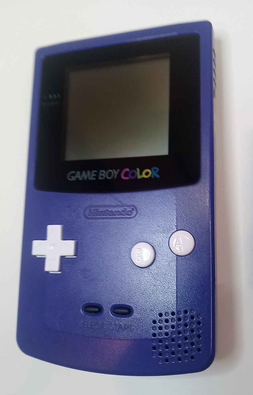 Nintendo GameBoy Color CGB-001 – Purple – White Buttons – Rugrats GBC Game
