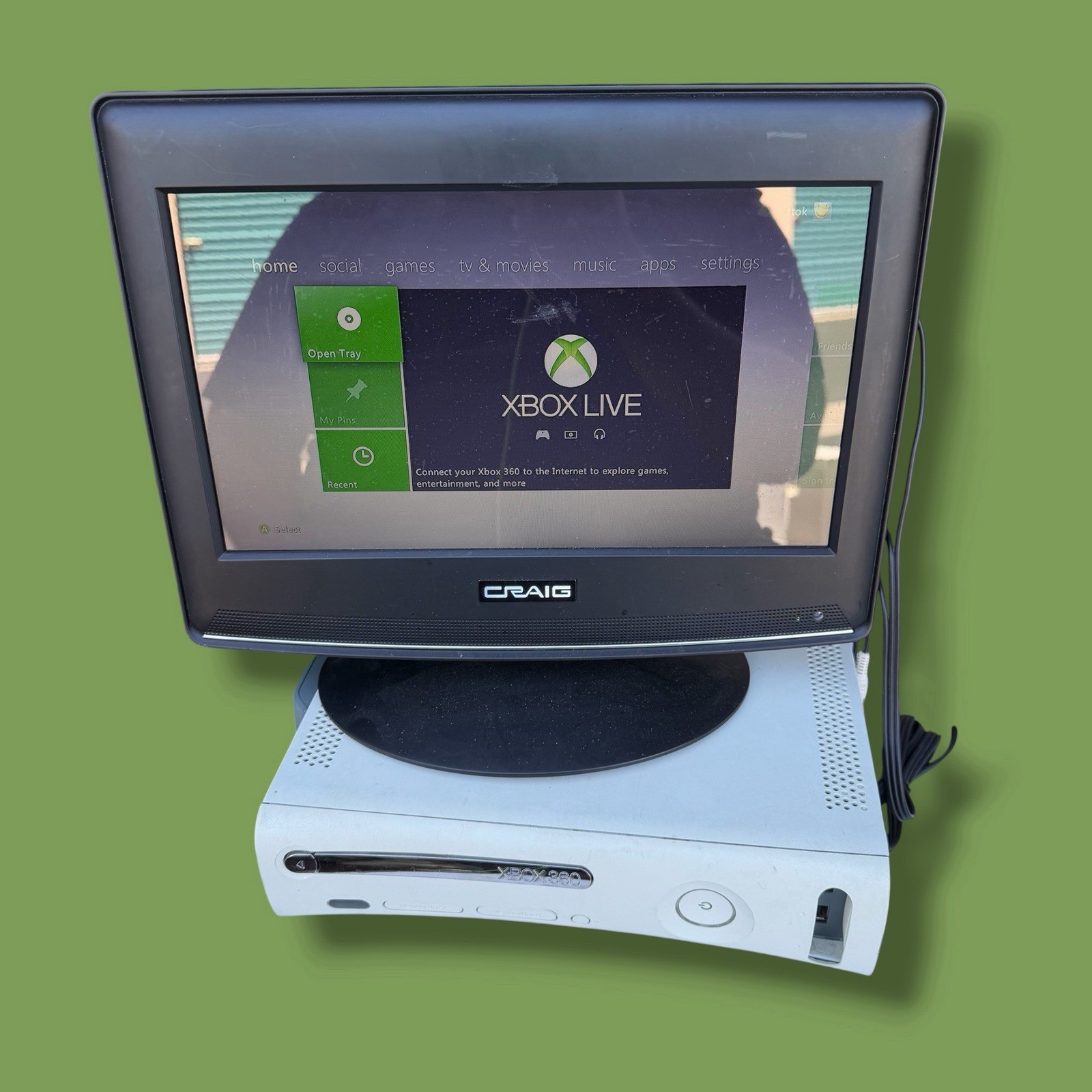 Microsoft Xbox 360 Pro XBOX 360 Video Game Console– Tested & Working