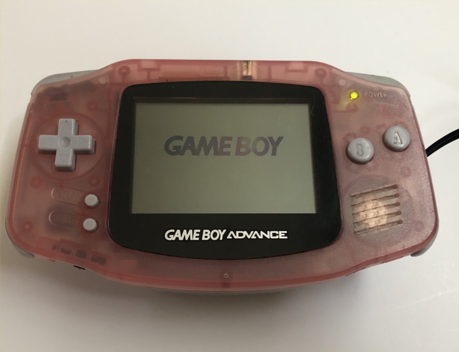Nintendo Gameboy Advanced – Pink In great condition. w/Rechargeable battery Pack