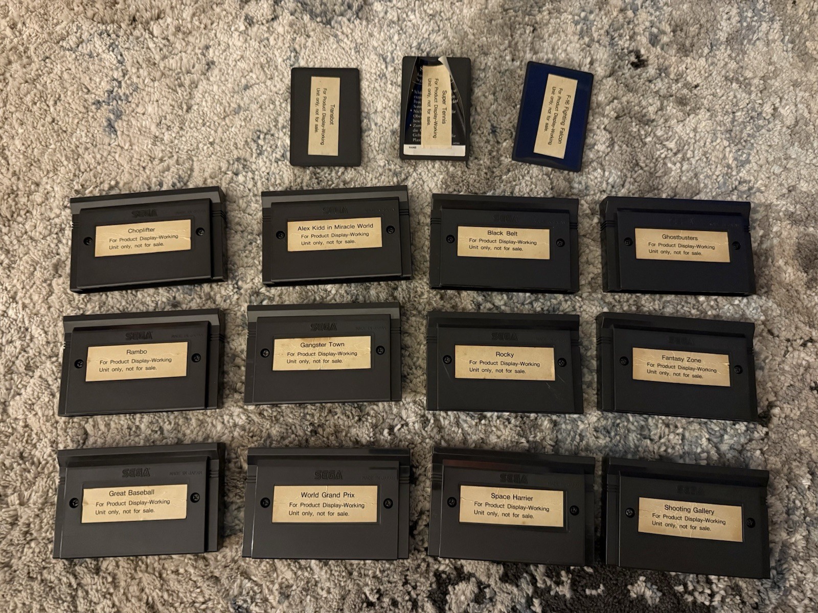 Sega Master System Store Demo Kiosk Model # 3011 (15 Games) Tested Console