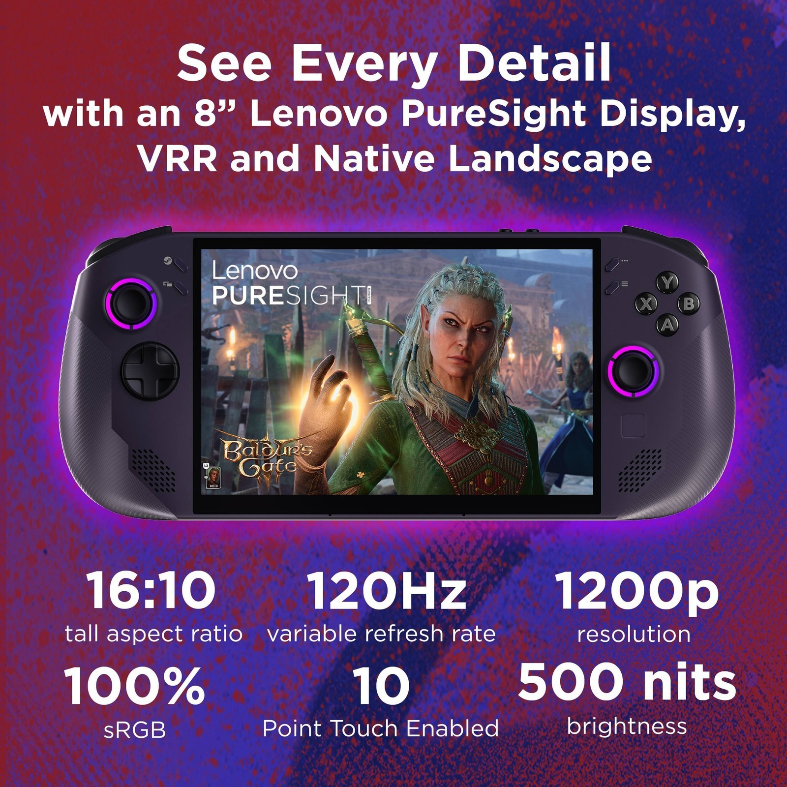 Lenovo Legion Go S 8″ 120Hz Gaming Handheld Ryzen Z1 Extreme 32GB SteamOS