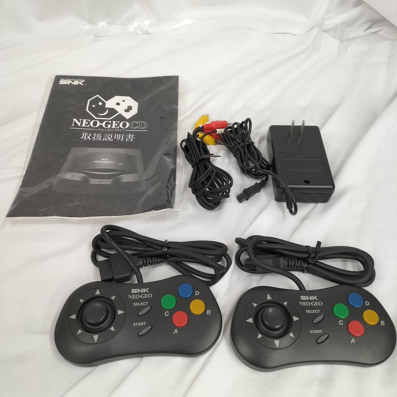 SNK Neo Geo CD Top Loading Console CD-T01 Japan Import Vintage Gaming