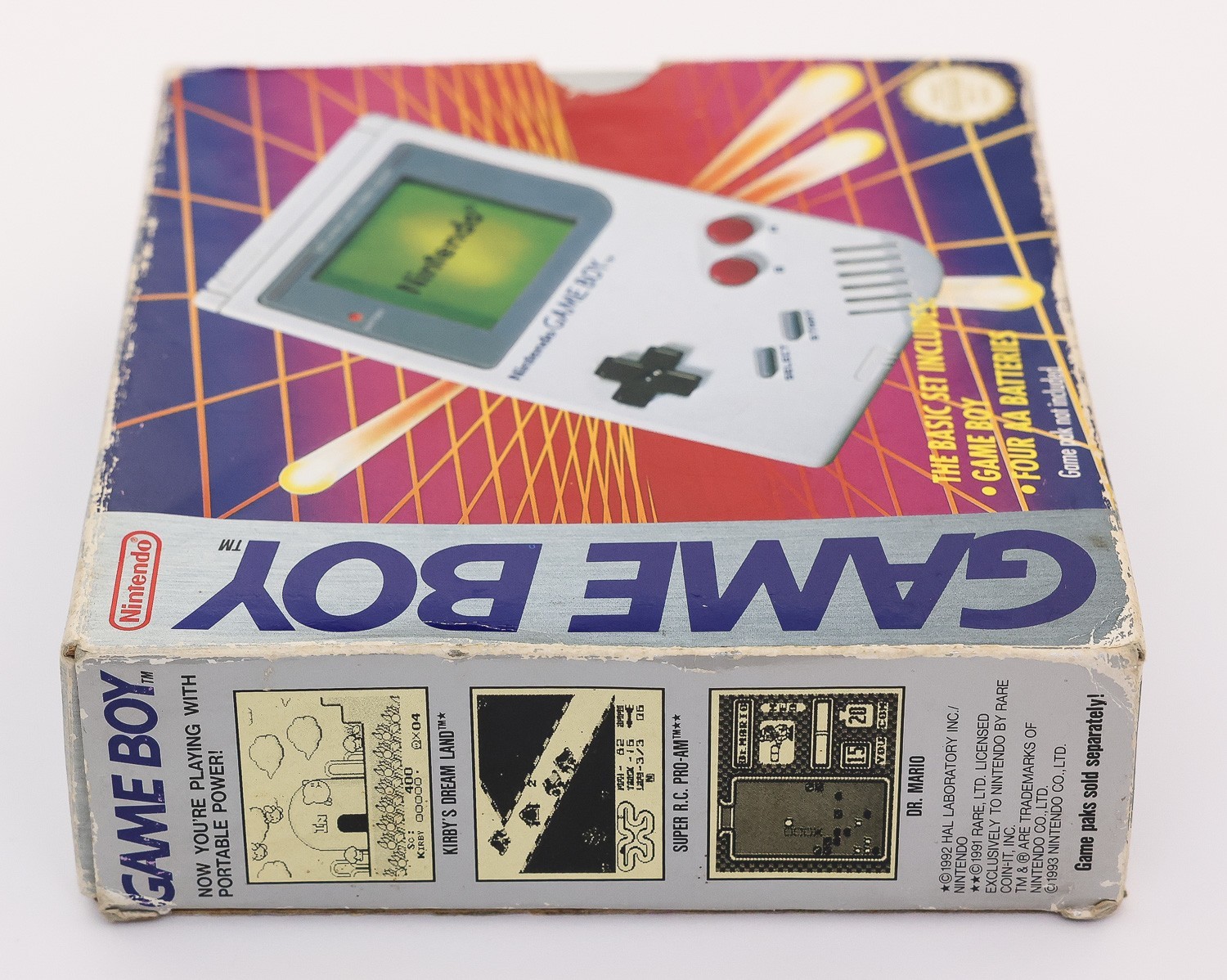 Original Nintendo Game Boy GB Hong Kong HK Mani Release DMG-01 1993 with Manual