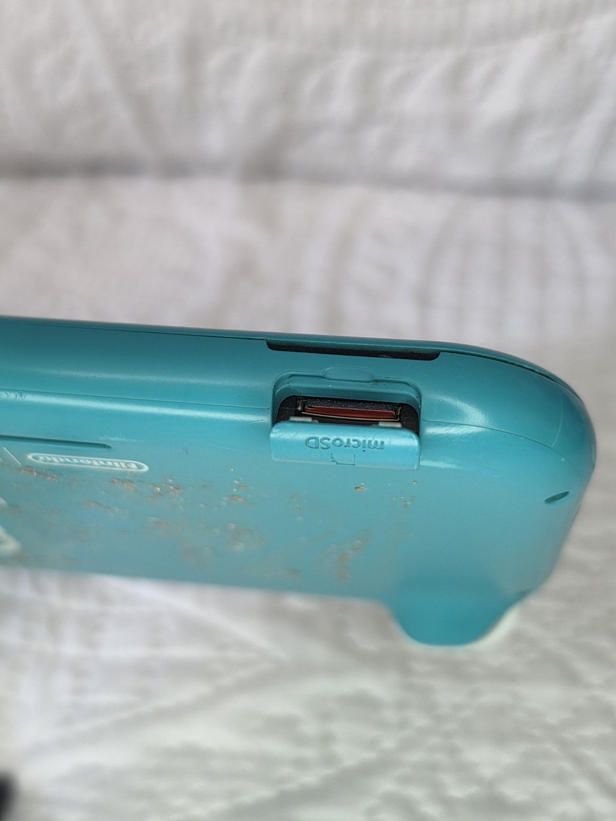 Nintendo Switch Lite Console Turquoise Tested/Working Factory Reset! No Charger