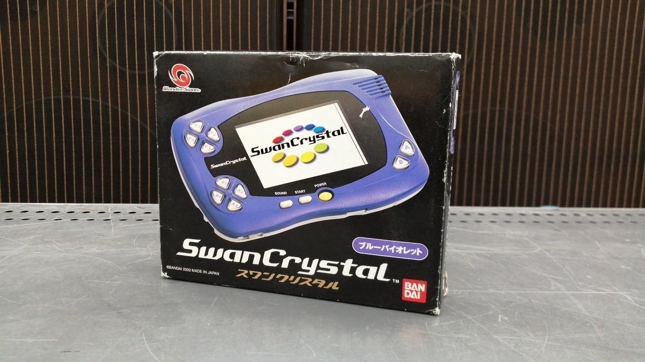 BANDAI WonderSwan Crystal SCT-001 Handheld Console Retro Gaming A2217