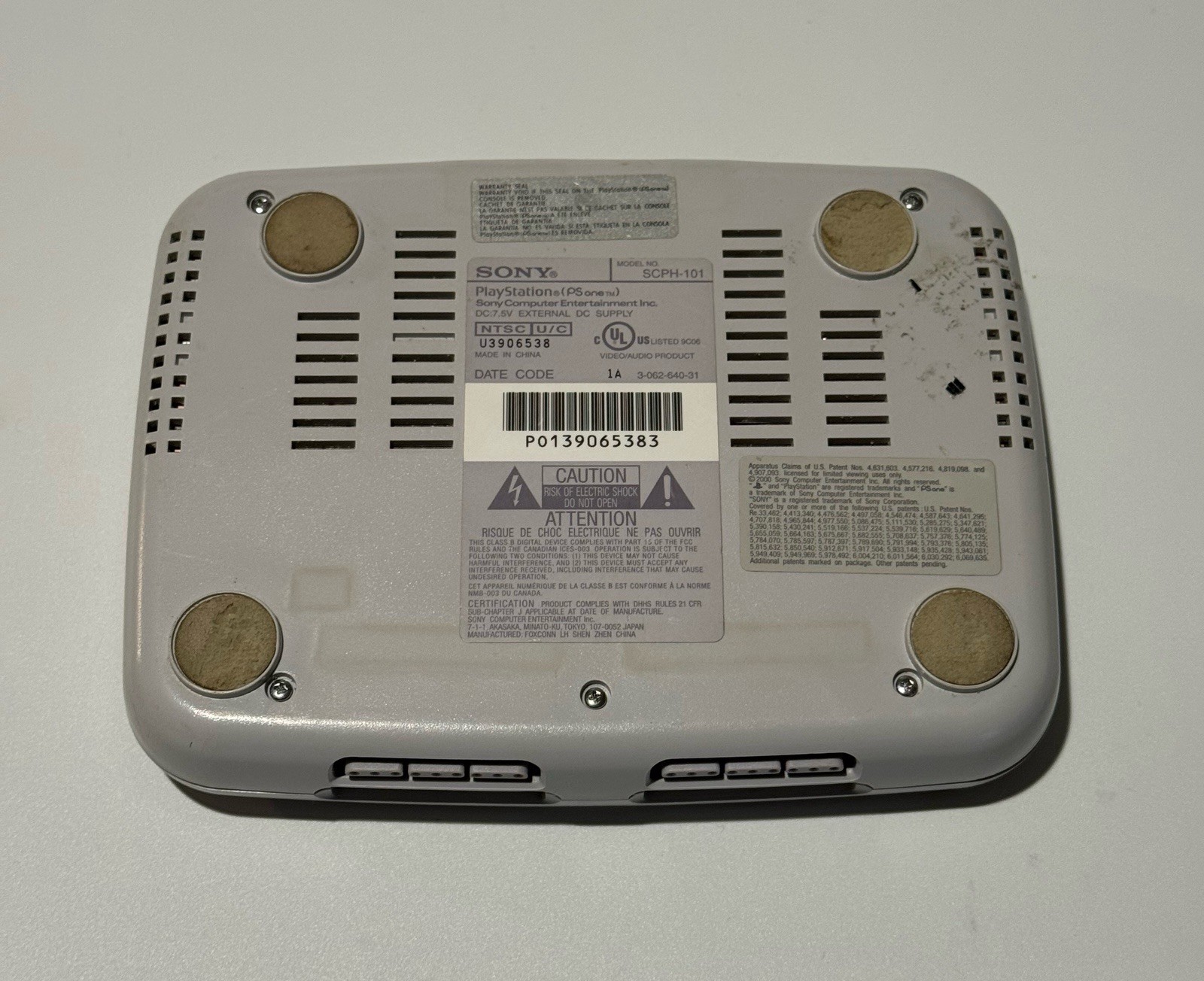 Sony PSOne Console PlayStation 1 Slim SCPH-101 Console Only Untested AS IS