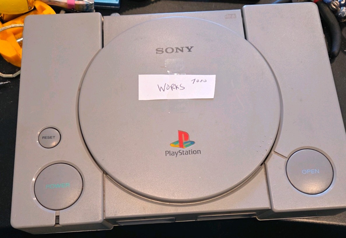 PS1 Playstation Japanese SCPH-1000 Console Only audiofile Tested Works U.S. Ship