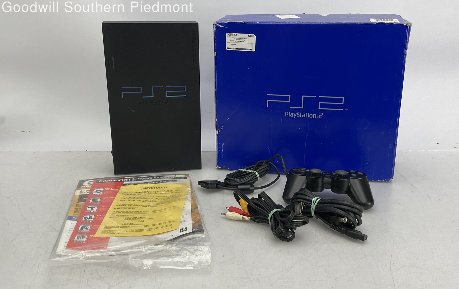 Sony PlayStation 2 PS2 SCPH-30001 R Game Console with Box Bundle – Tested