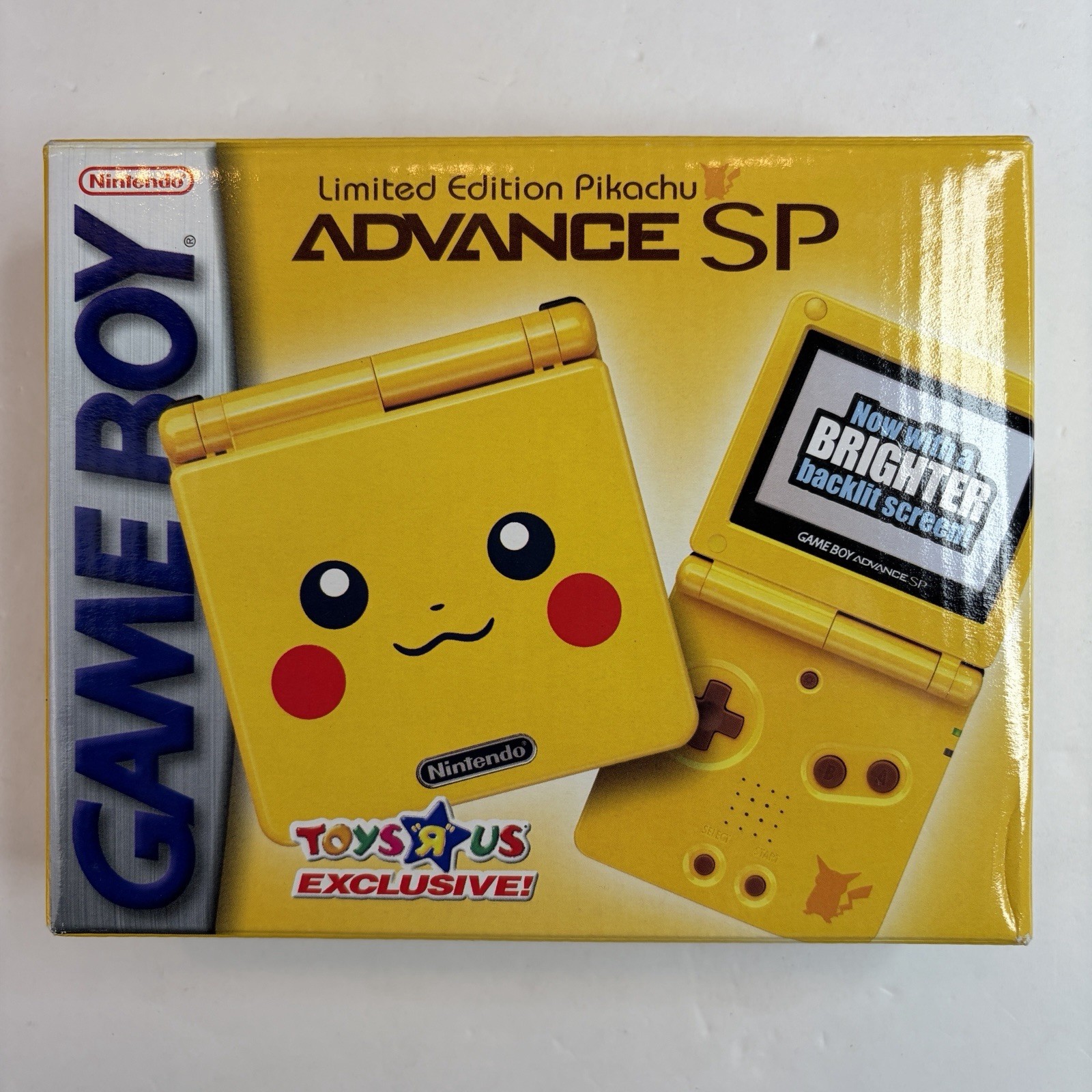 SEALED BRAND NEW Nintendo Game Boy Advance SP Limited Pikachu Edition Toys R US