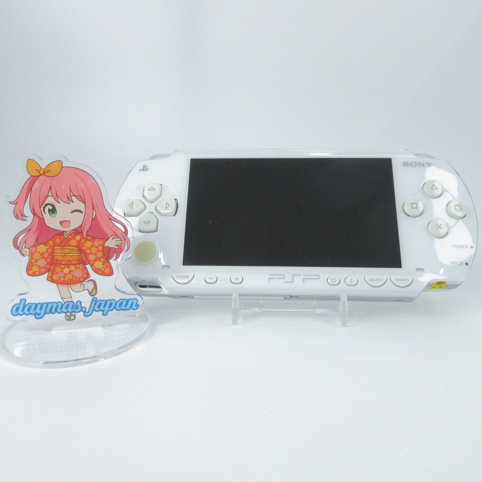 【Very Good】Sony PSP-1000 Ceramic White Console Only No Battery Japanese Ver #DEN