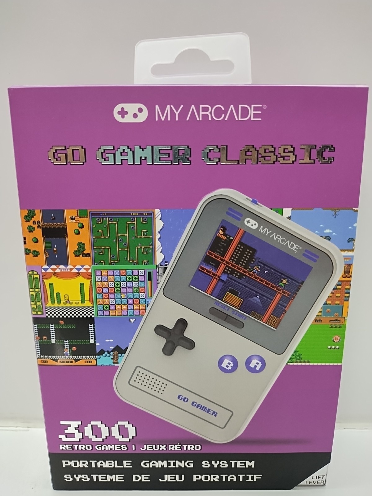 My Arcade Go Gamer Classic 300 Retro Games Portable Gaming System (B14)