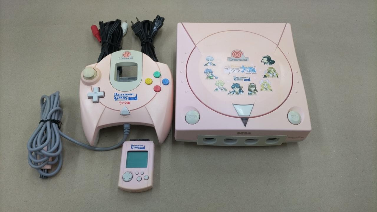 Sega Dreamcast console Sakura Taisen HKT-3000 tested No Box