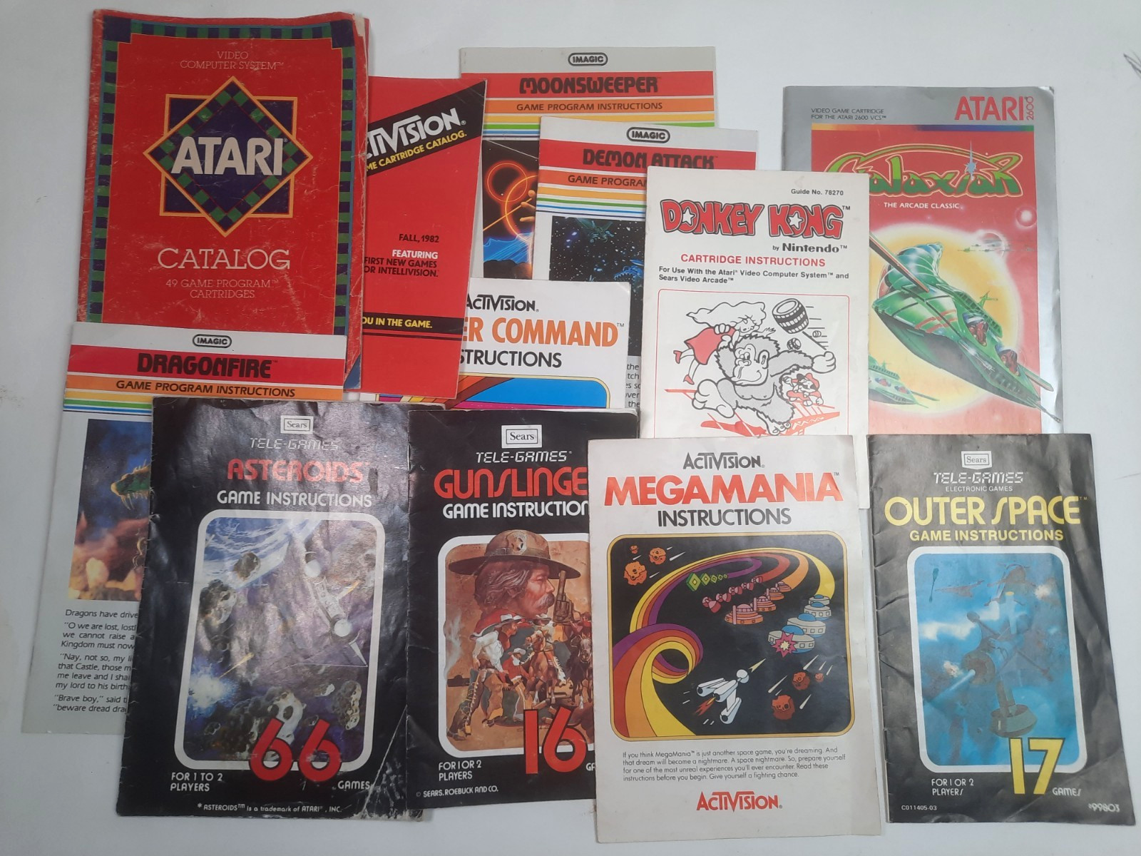Colecovision w/ Expansion Module 1 & Coleco & Atari Games 6 Controllers