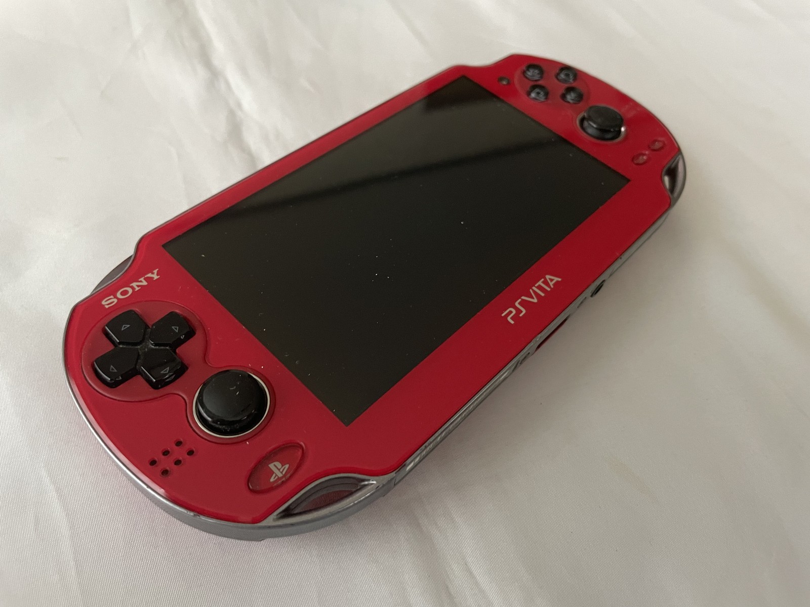 SONY Playstation PS Vita Wi-Fi PCH-1000 Console Charger Box Cosmic Red #050 z#94
