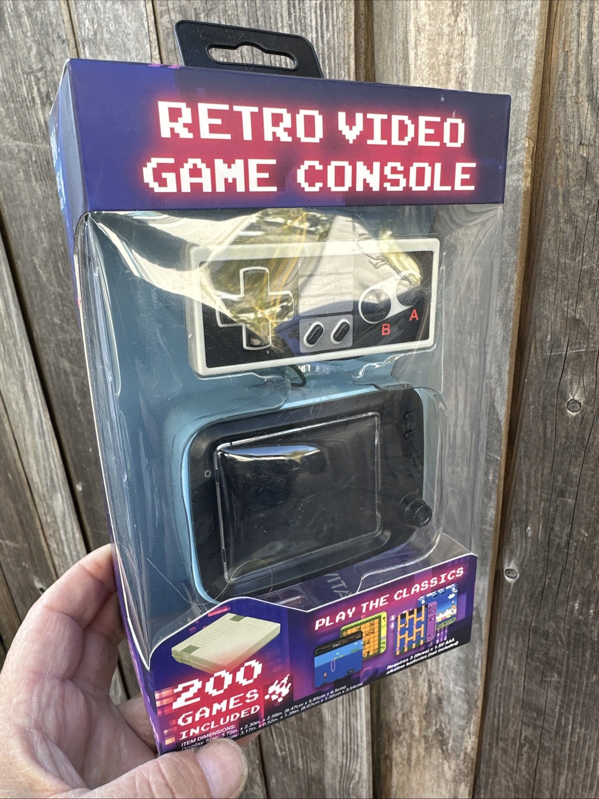 VIVITAR RETRO VIDEO GAME CONSOLE 200 GAMES 2.8 INCH SCREEN FIVE BELOW EXCLUSIVE