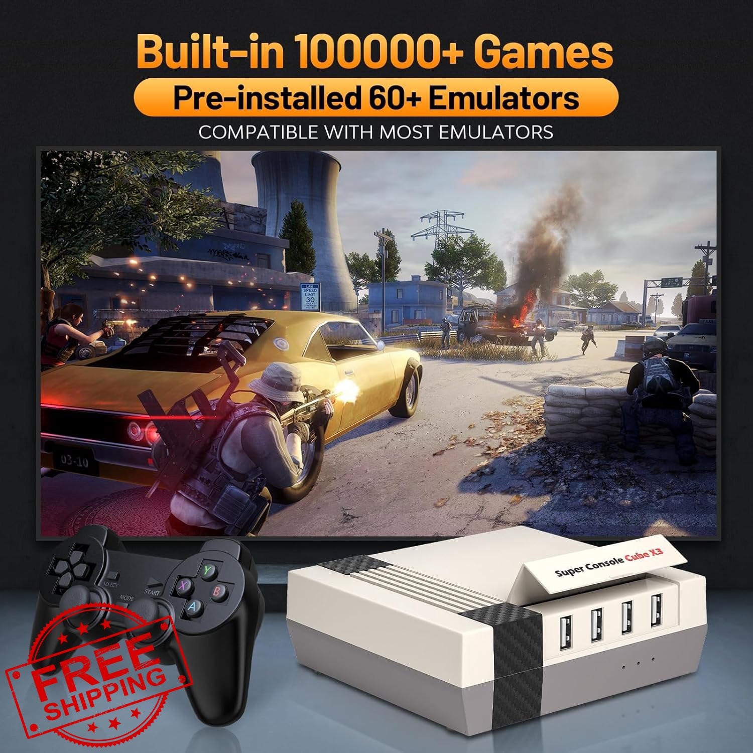 Kinhank Super Console Cube X3 256G Games