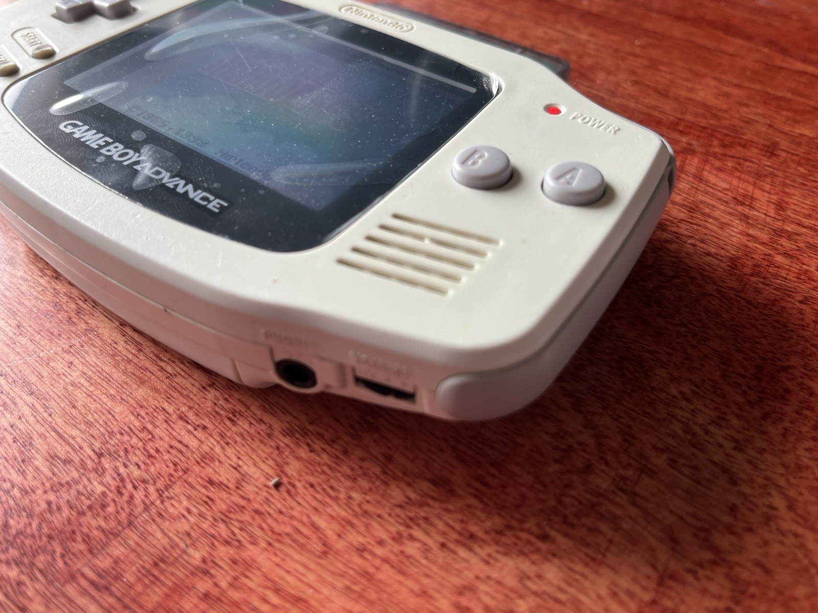 Gameboy Advance AGB-001 White New Lens / Tested & Working! Game Not Included