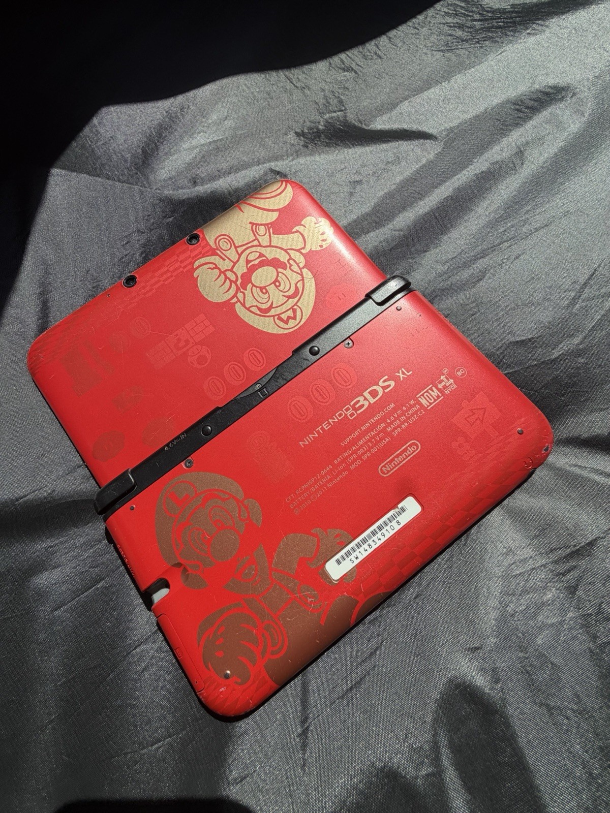 Nintendo 3DS XL Limited Edition Super Mario Bros 2 Console READ DESCRIPTION!