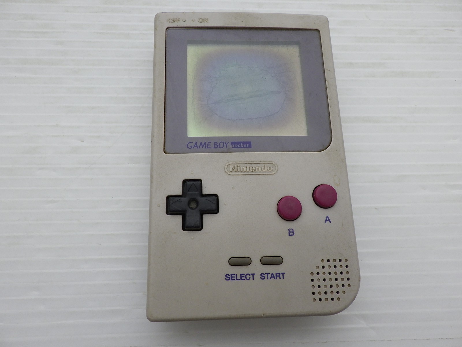 AS IS-Game Boy Pocket Console (MGB 001 / Gray) GameBoy JP GAME. 9000025560054