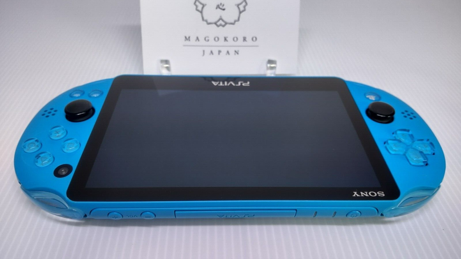 Sony PS Vita Aqua Blue PCH-2000 ZA23 Wi-Fi Console Handheld Gaming System