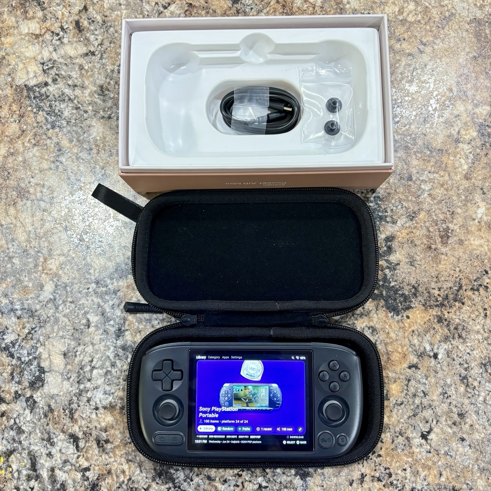 AYANEO Pocket Air Mini 3GB/64GB + Case + 256GB Card Loaded Ready To Play