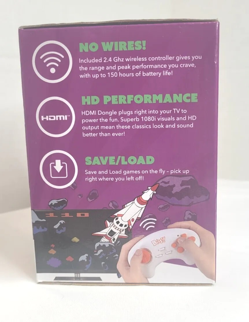 ATARI FLASHBACK BLAST VOL 2 ASTEROIDS RETRO VIDEO GAME CONSOLE 20 GAMES NIB