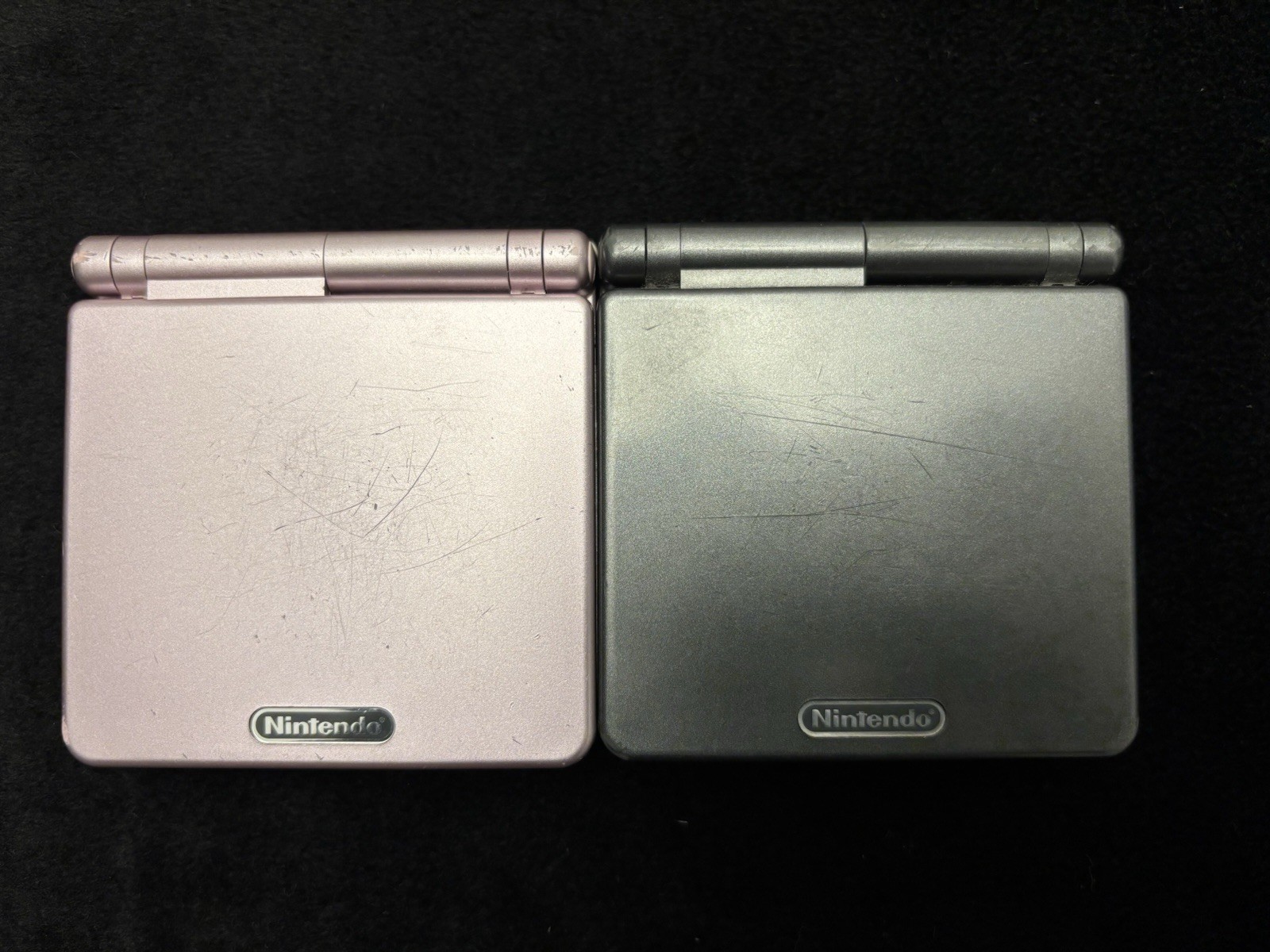 Tested Nintendo Game Boy Advance GBA SP 101 Consoles Charger Video Game Lot Read