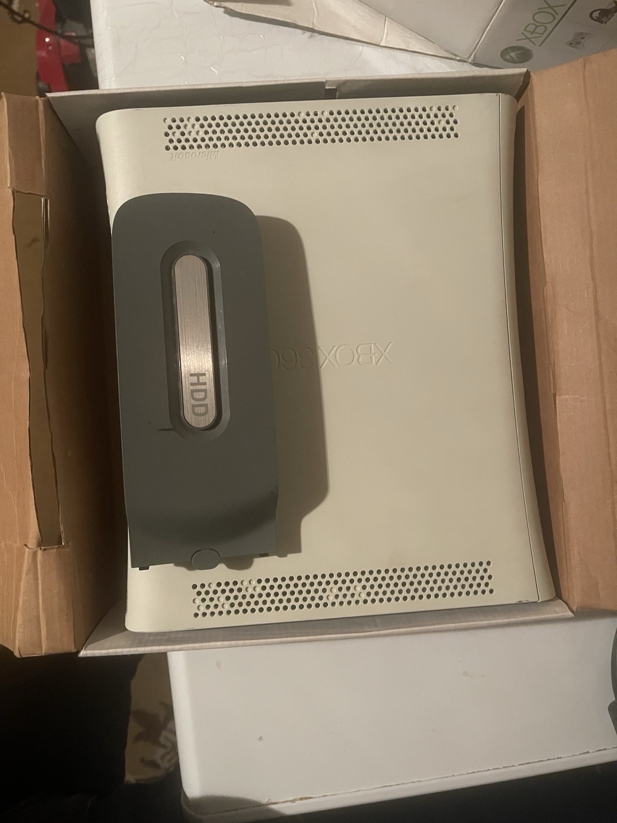 Microsoft Xbox 360 White Bundle Two Three Controllers All Cables