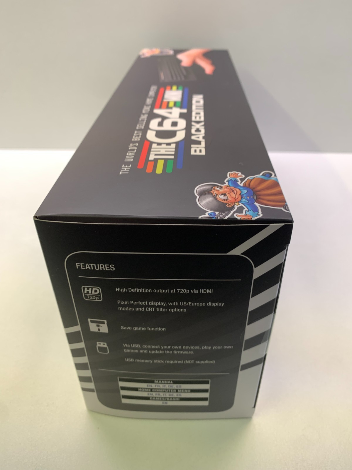 THE C64 MINI BLACK EDITION COMMODORE 64 CONSOLE – NEW SEALED NEW SEALED