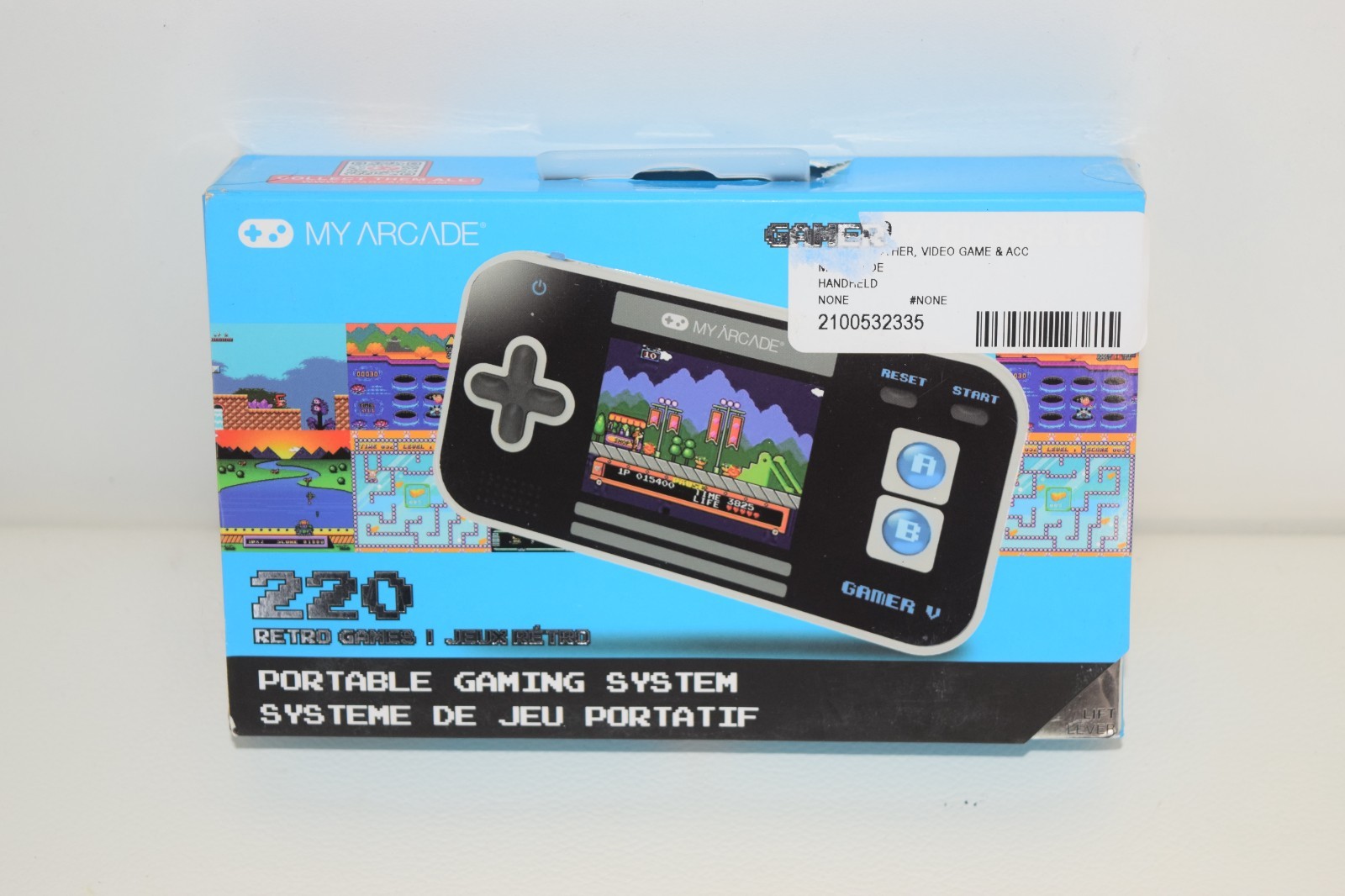 My Arcade GAMER V CLASSIC Pocket Portable Gaming System 220 Retro Games New