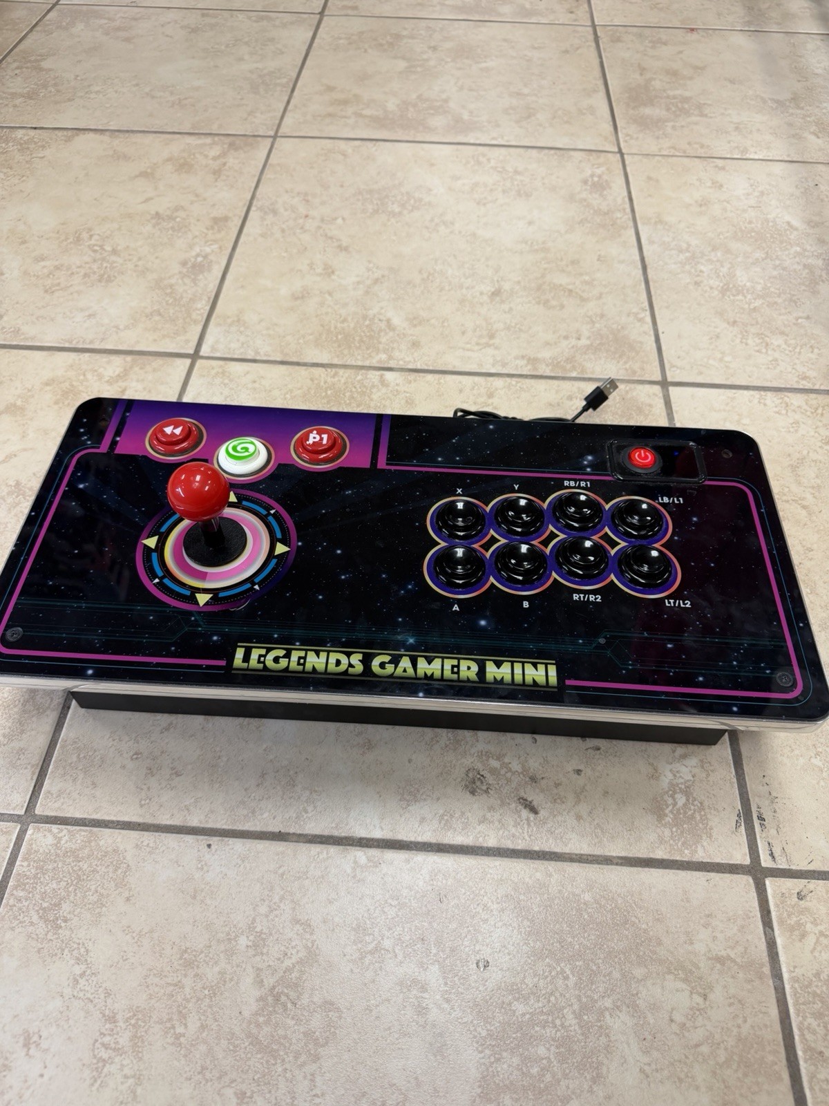 Legends Gamer Console Tabletop Arcade Mini Gamer Video Game Console W/Power Cord