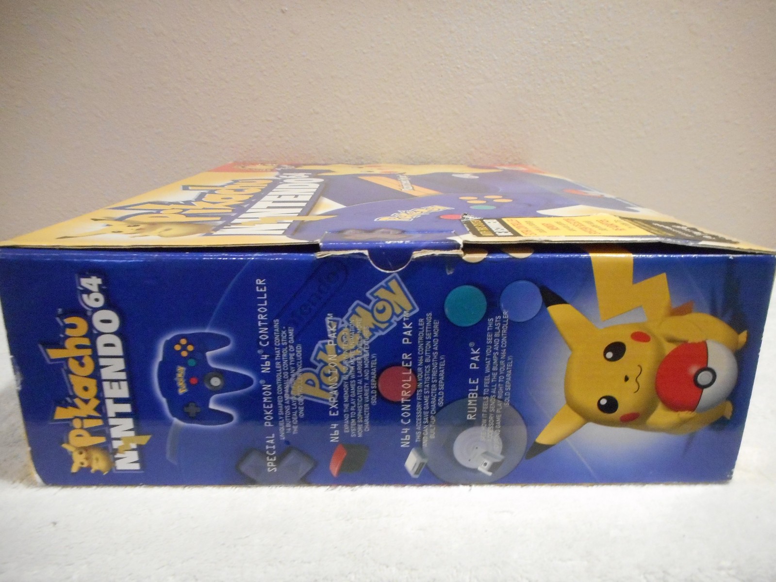 Nintendo 64 Pokémon Pikachu Edition Console – With Box and Foam – (NUS-101)