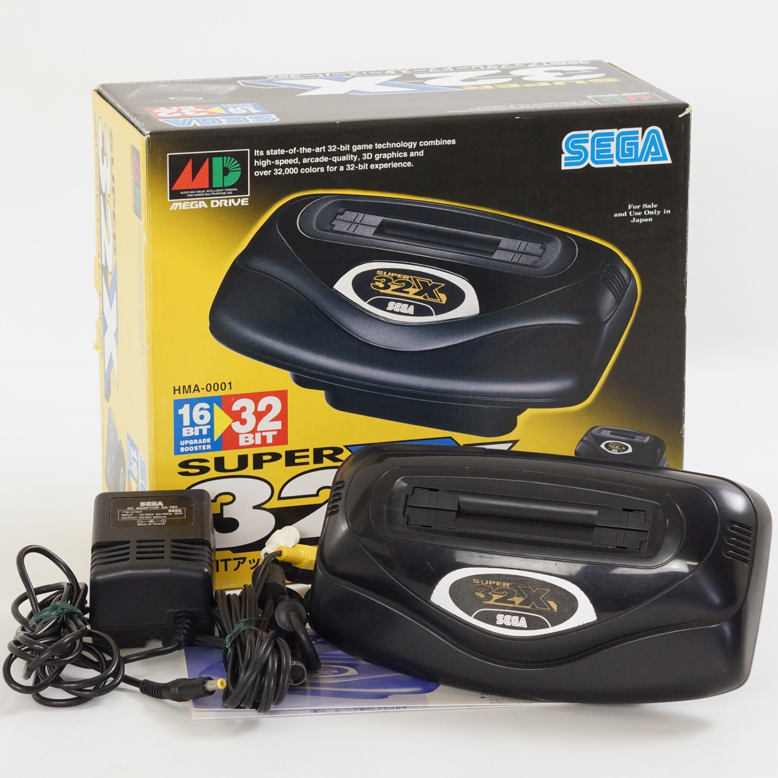 Mega Drive SUPER 32X Console System Boxed HMA-2400 Sega Tested P01010424