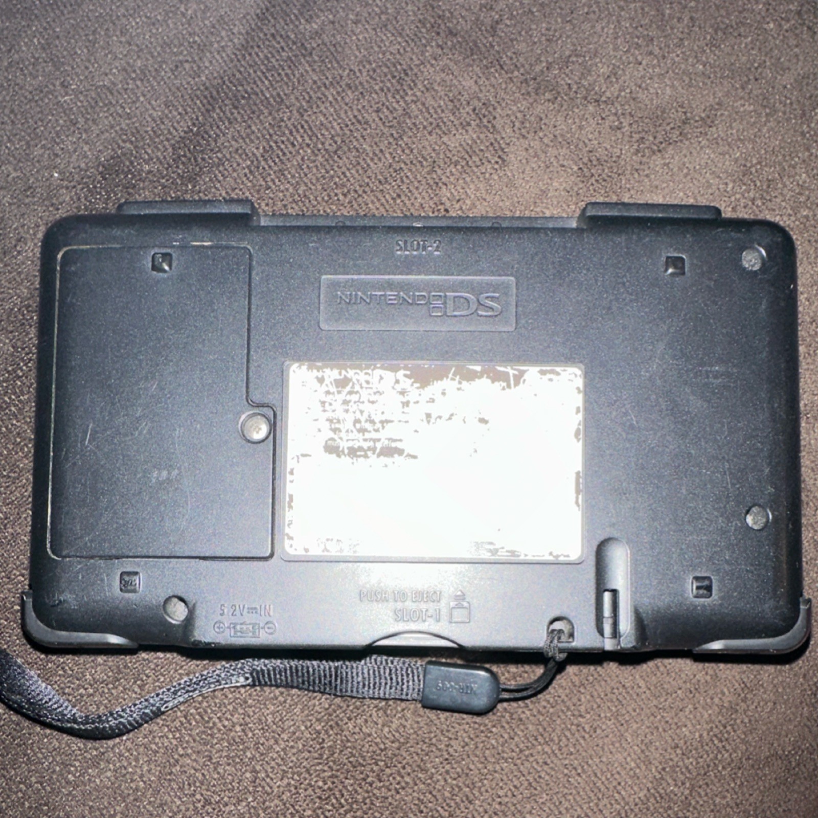 Nintendo DS Blue Handheld System Dual Screen Headphone Jack