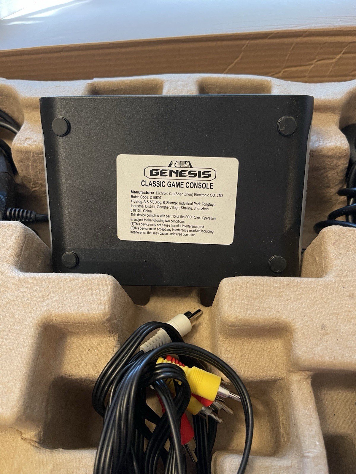 Sega Genesis Classic Game Console 81 Built In Games Cartridge Slot Complete Box