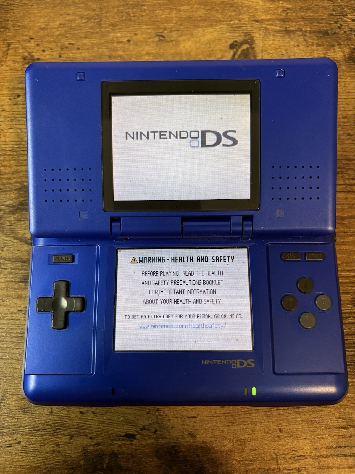 Nintendo DS Model NTR-001 Original Cobalt Blue – Tested And Working COMPLETE