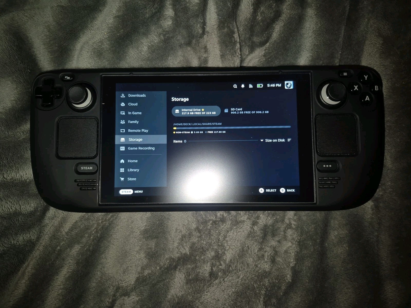 Steam Deck LCD Console w/ 256GB SSD + 1TB microSD + Battery & More (BUNDLE)