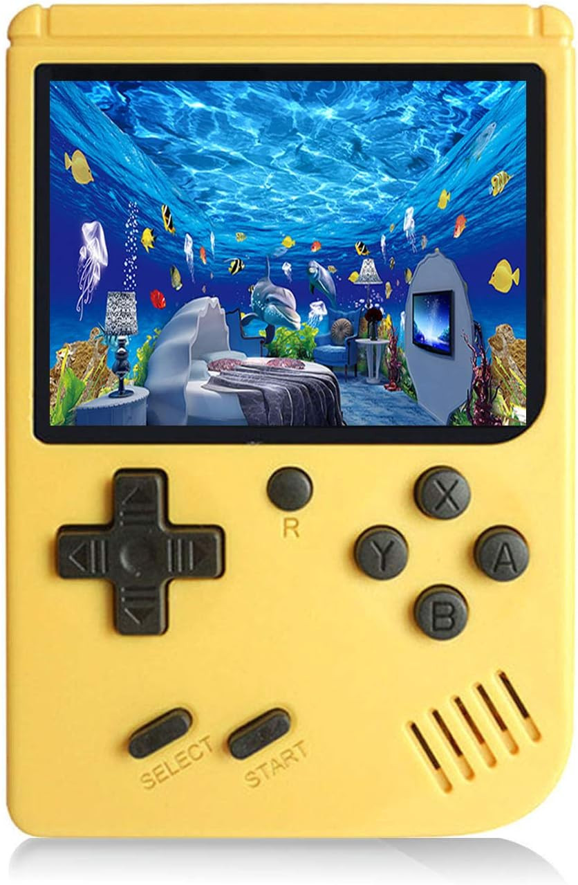Retro Handheld Games Console for Kids/Adults, 168 Classic 8 Bit Games 3 Inch Scr