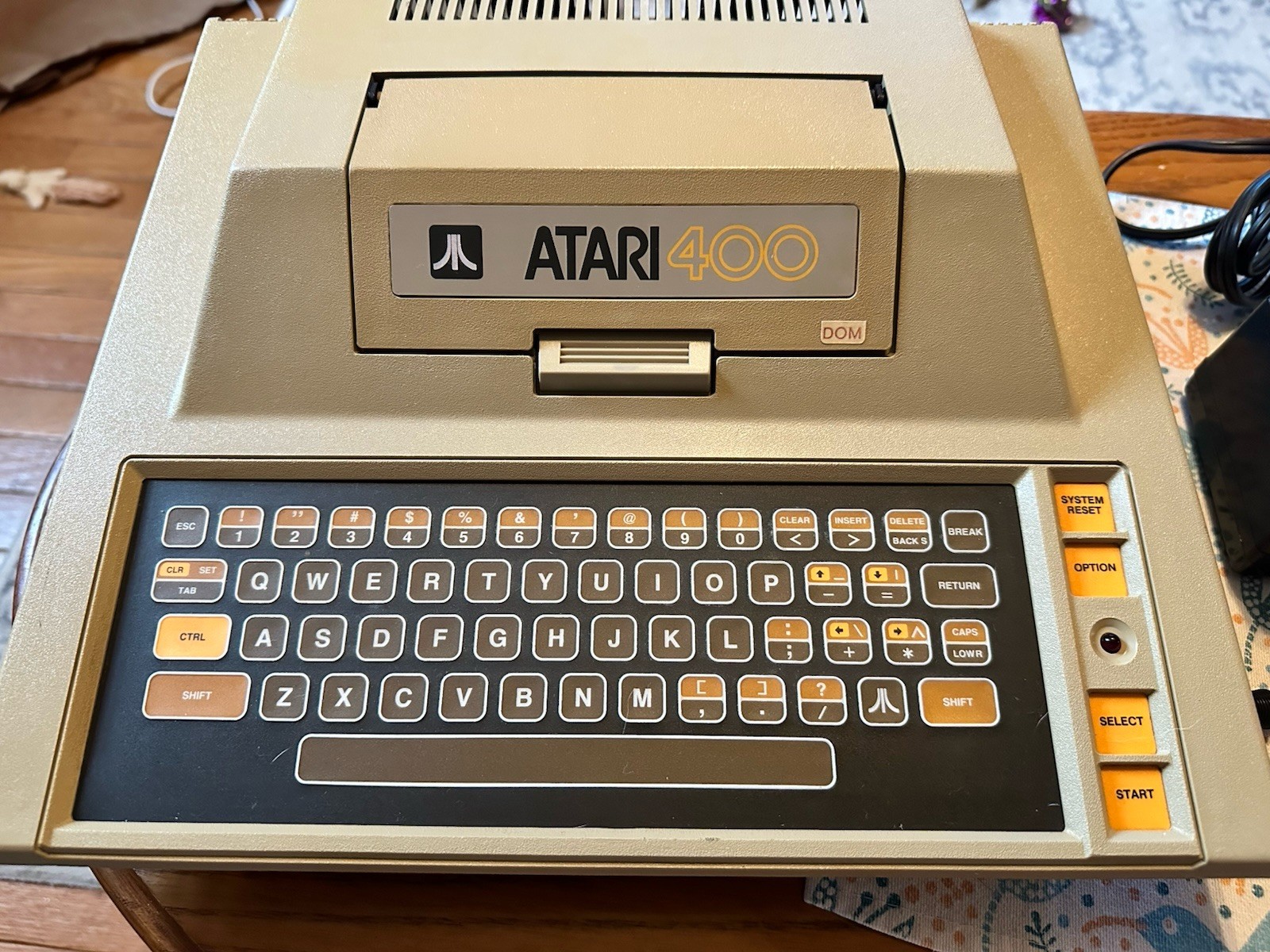 Atari 400 Computer System Console w/ Original Power Supply. No games