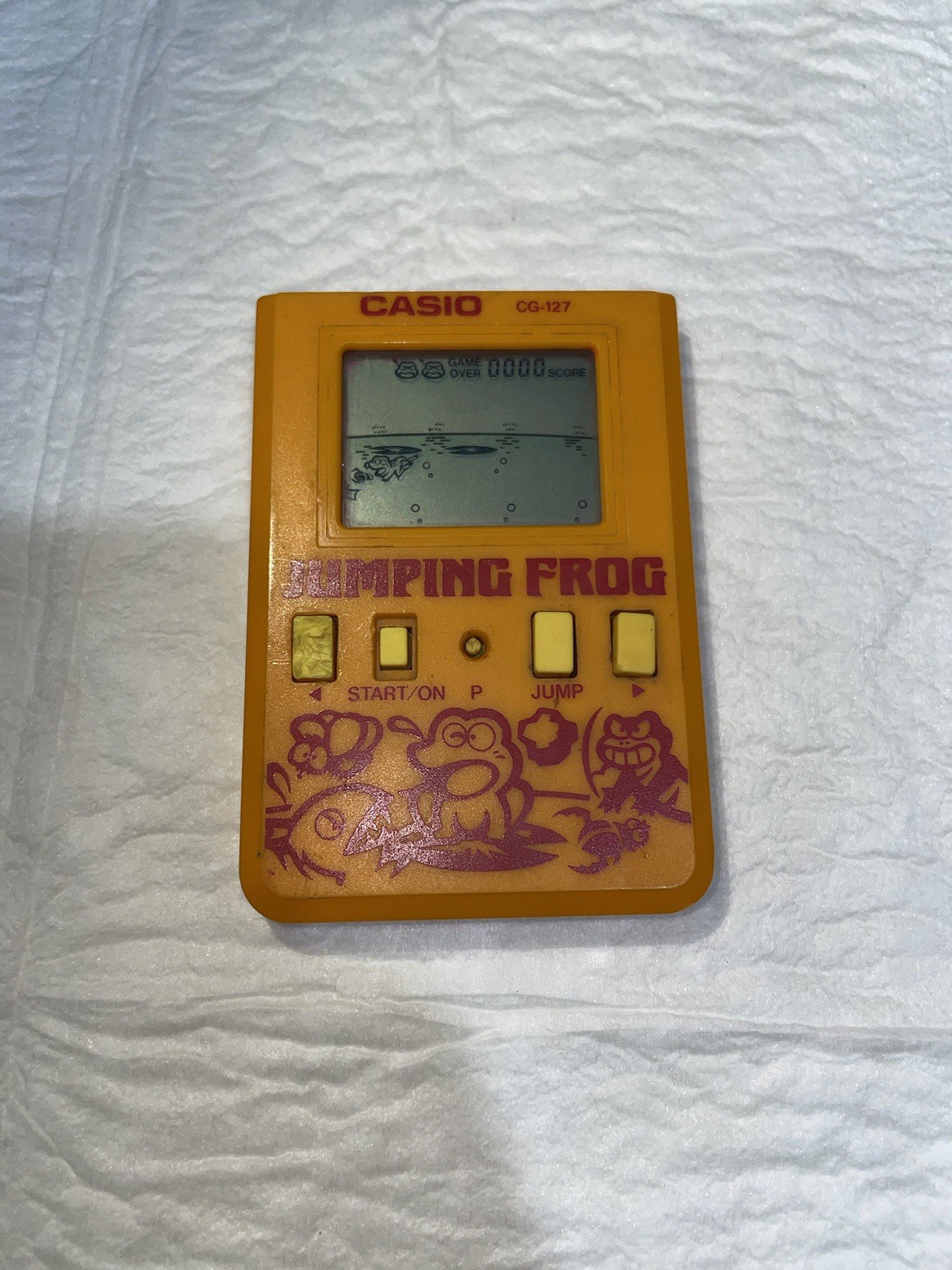 1988 Casio Jumping Frog CG-127 Handheld LCD Electronic Game – Working Rare -read